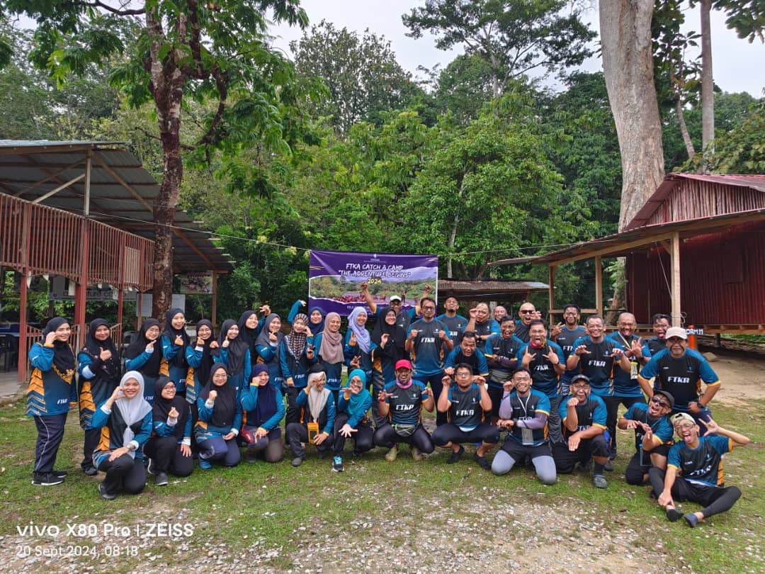 Program Pemantapan Organisasi Fakulti Teknologi Kejuruteraan Awam - FTKA CATCH & CAMP 2024 "The Adventure Begins" yang telah diadakan pada 19 & 20 September 2024 di Kela Adventure Camp, Raub, Pahang  